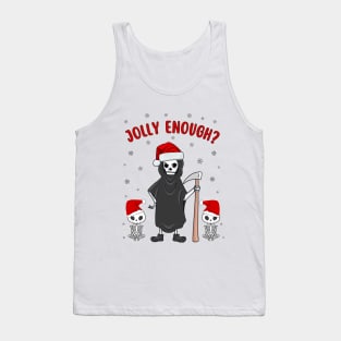 Christmas grump, grumpy Santa, funny Tank Top